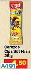 ÇEREZOS CİPS SÜT MISIR ÇEREZOS CİPS SÜT MISIR